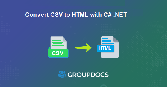 CSV إلى HTML