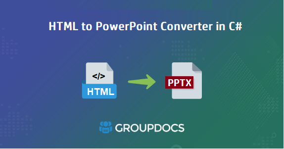 أتش تي أم أل إلى PowerPoint