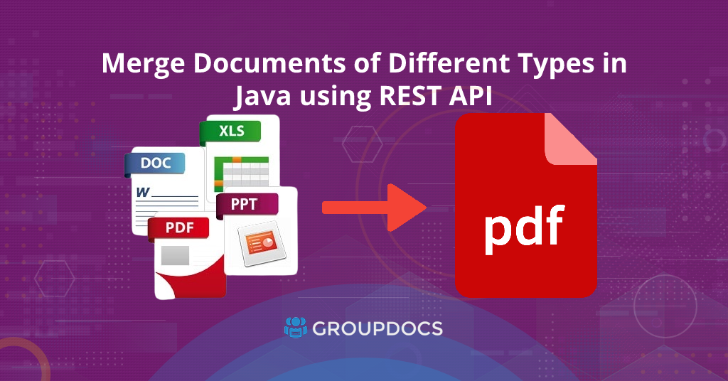 كيفية دمج مستندات متعددة في ملف PDF واحد بجافا