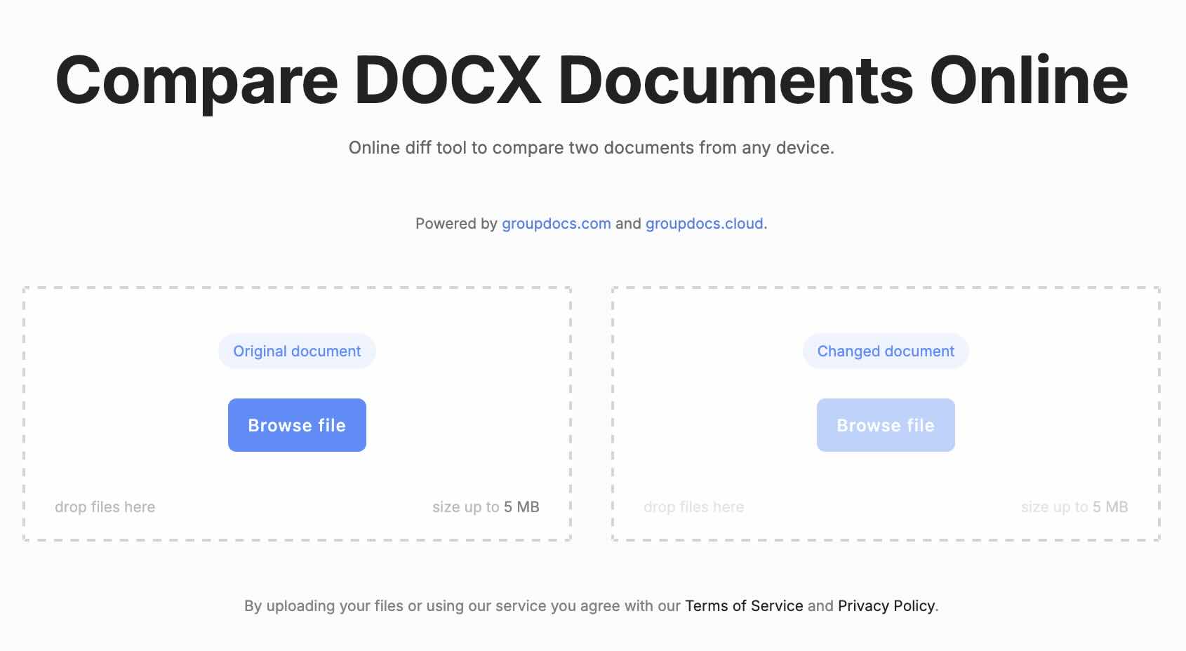 document comparison app