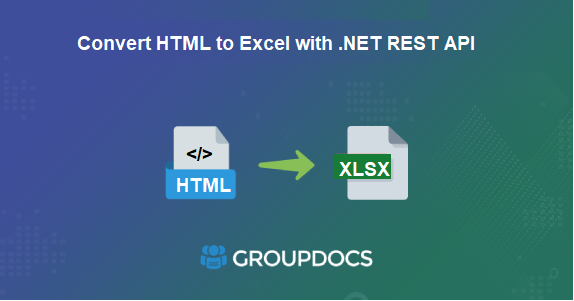 html to excel