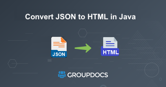 json to html