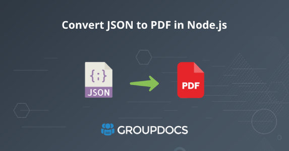 Convert JSON to PDF in Node.js