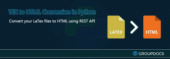 convert latex to html