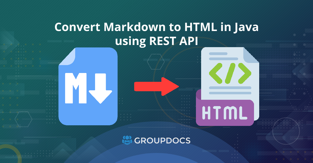 Convert Markdown to HTML in Java to create web content
