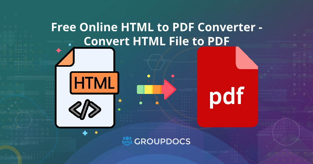 Free HTML to PDF converter online