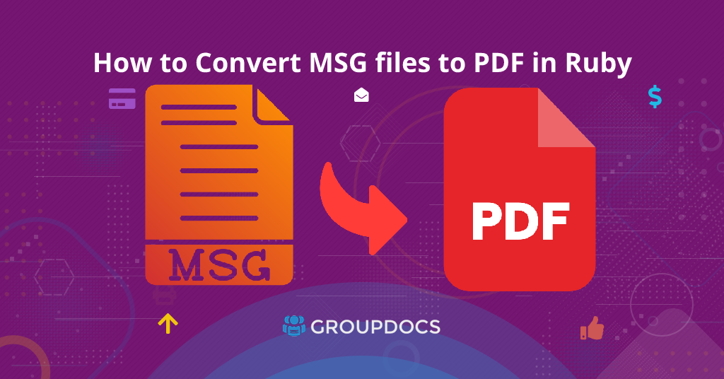 How to Convert MSG files to PDF in Ruby