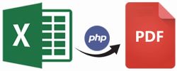 Převeďte Excel do PDF pomocí PHP