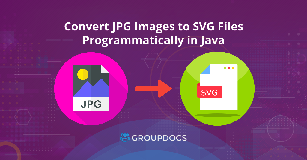 Převeďte JPG na SVG přes Java pomocí REST API