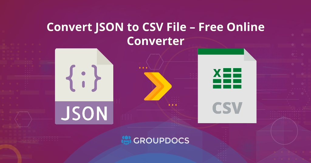 Bezplatný online převodník JSON na CSV