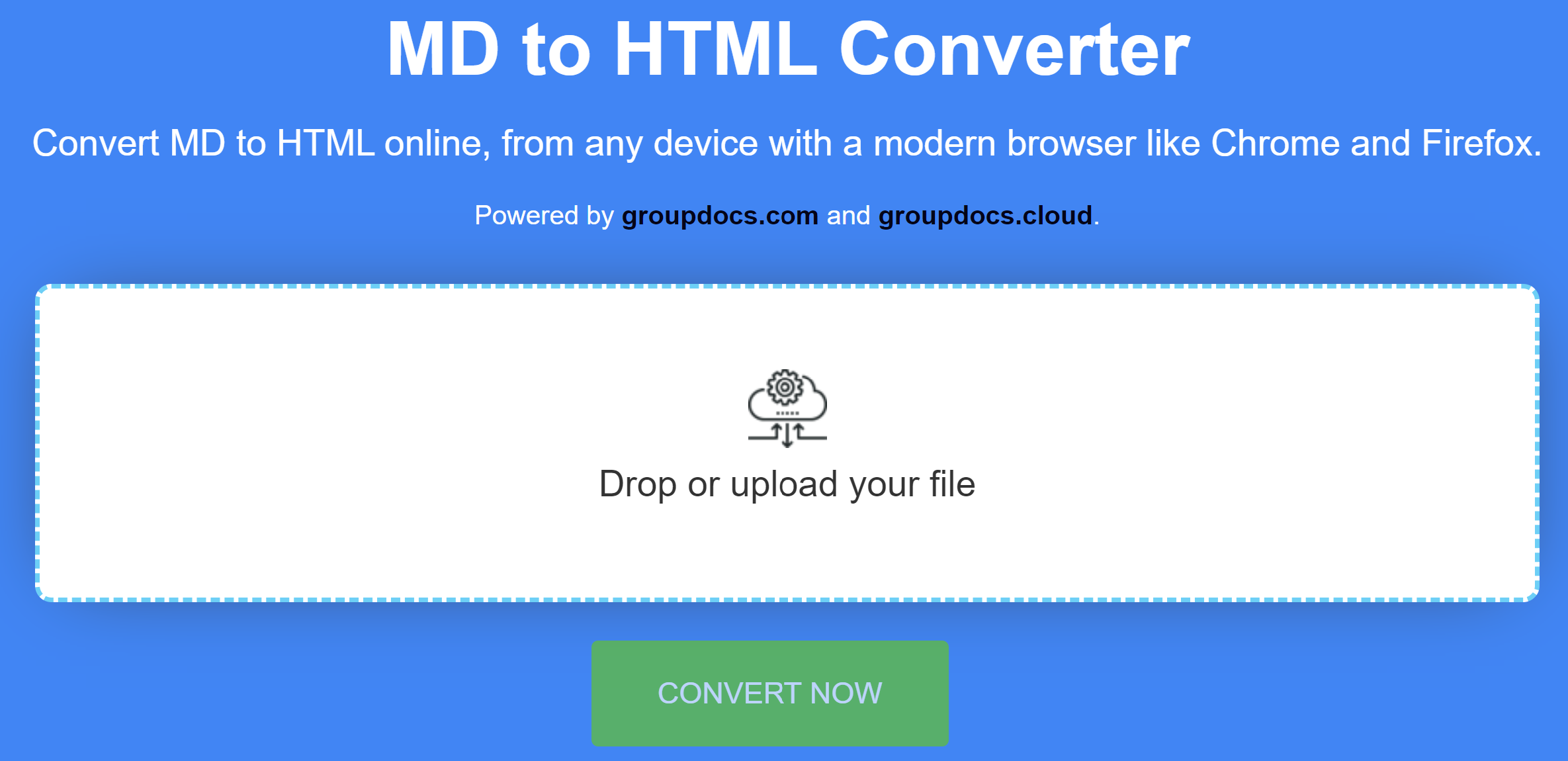 Bezplatný převod Markdown do HTML online