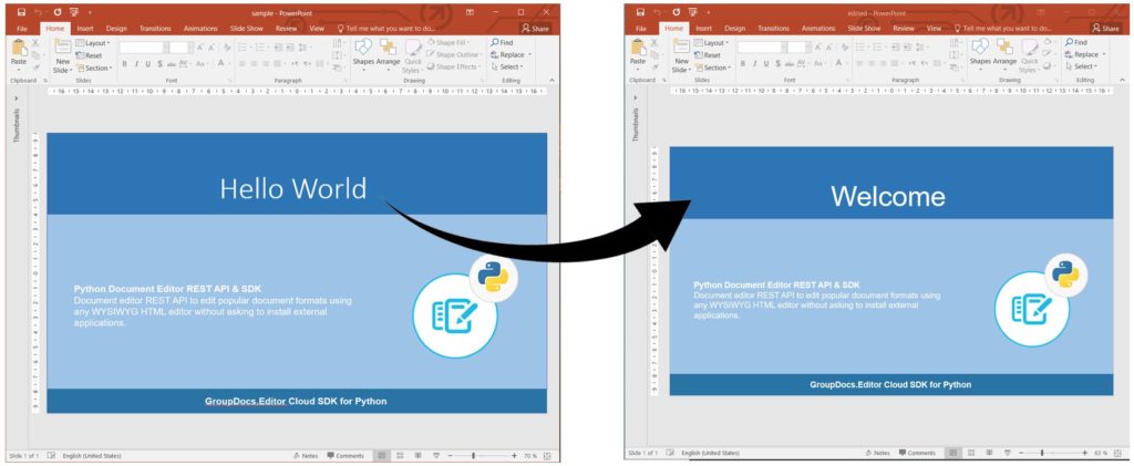 Upravte prezentaci PowerPoint pomocí Pythonu