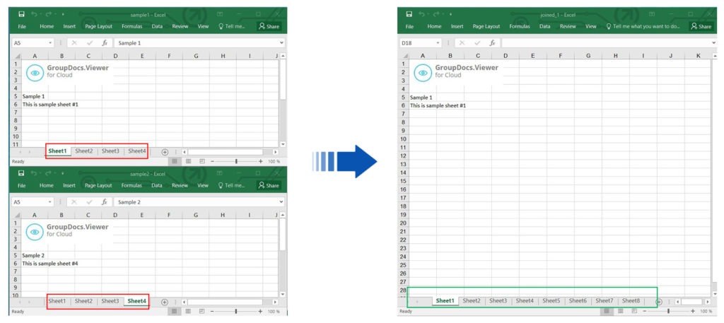 Sloučit více souborů aplikace Excel pomocí rozhraní REST API v Node.js