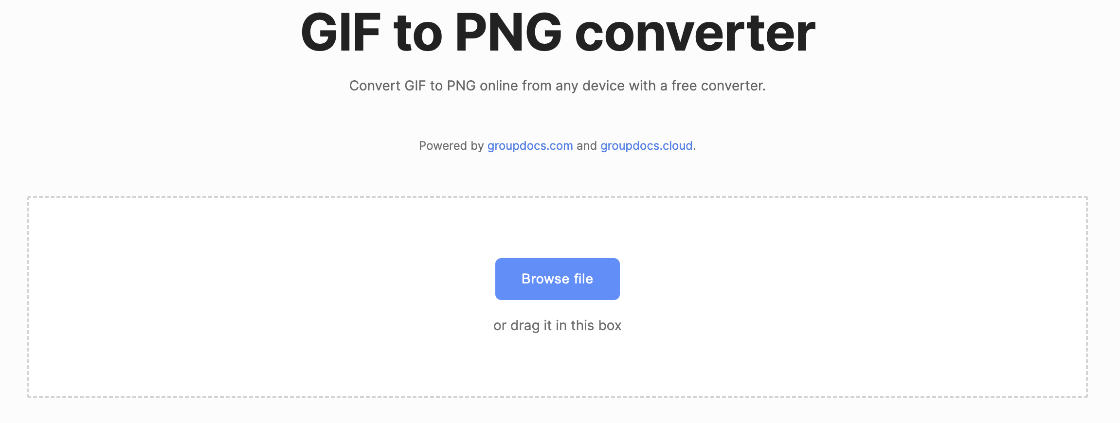 Online-GIF zu PNG-Konverter