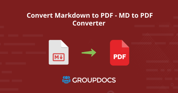 Konvertieren Sie Markdown in PDF in C# – MD to PDF Converter