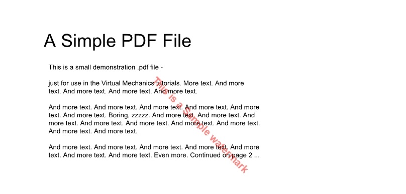 PDF zu JPG bildkonverter-API zum Hinzufügen von Wasserzeichen