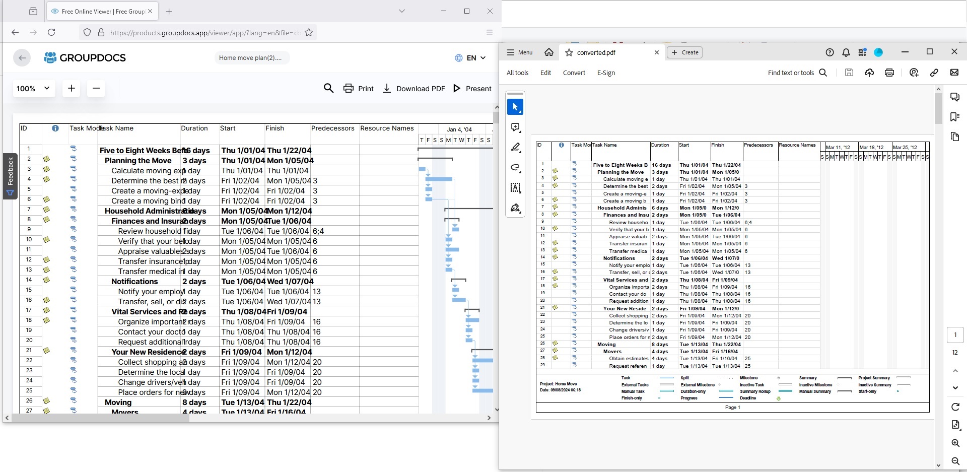 convertir mpp a pdf