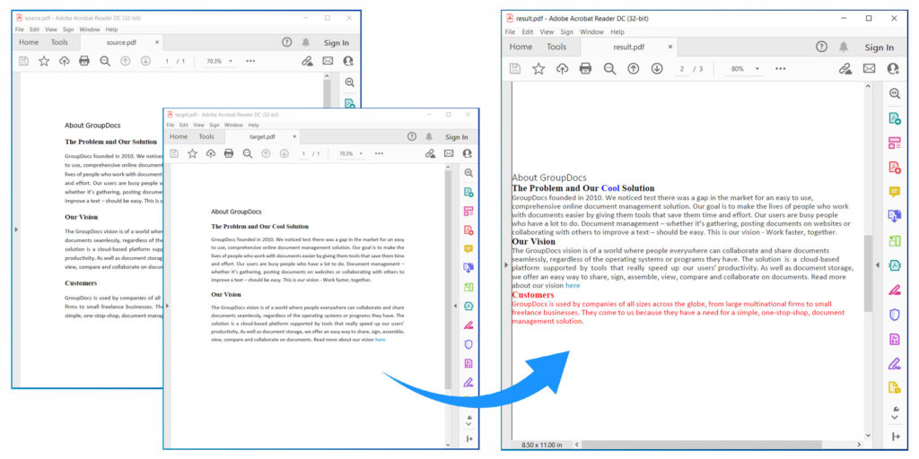 مقایسه دو فایل PDF با استفاده از REST API در پایتون