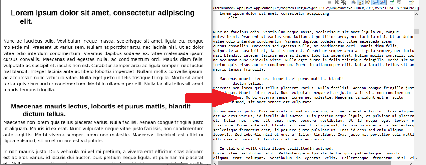 جاوا استخراج متن از سند PDF