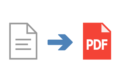 Comment convertir un fichier TEXT en PDF en ligne dans Node.js