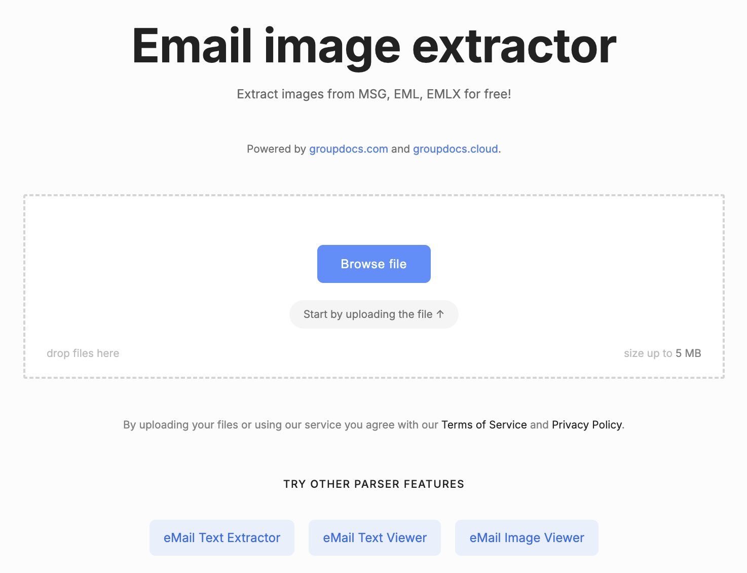 extract email images