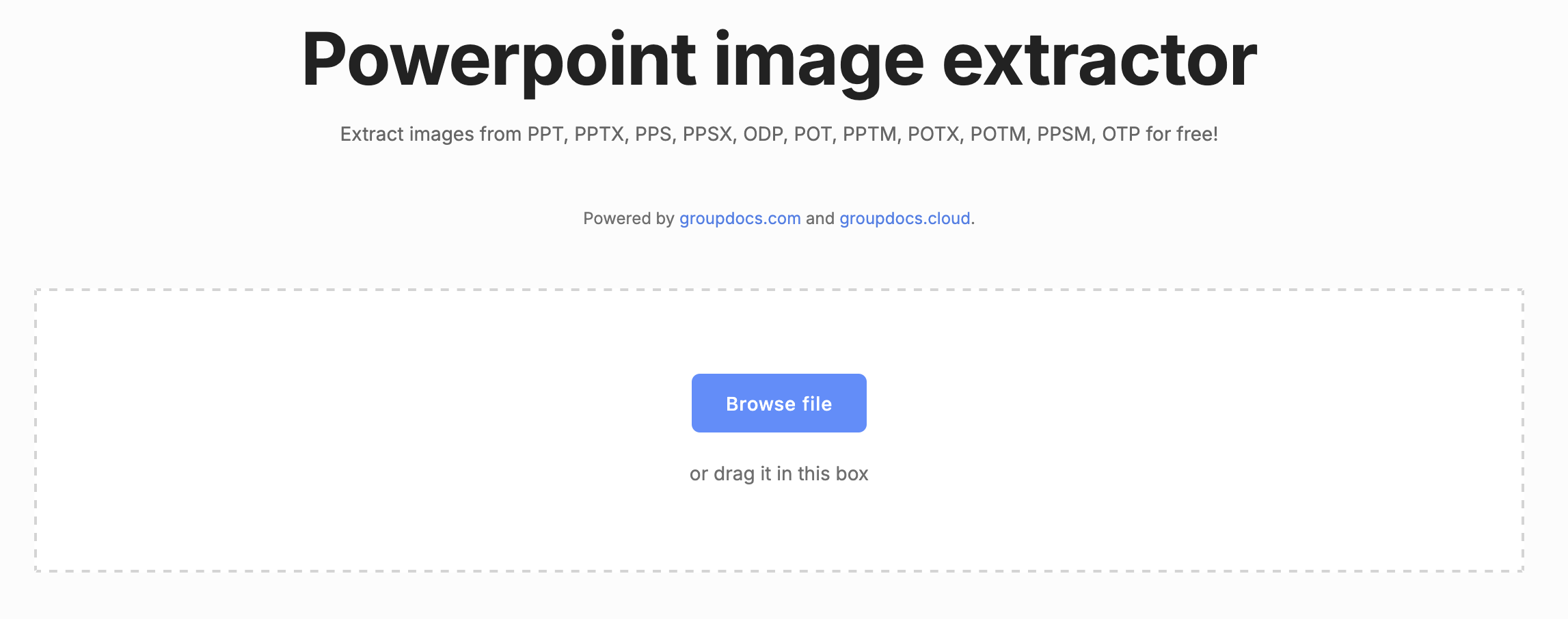 Extracteur d'image en ligne