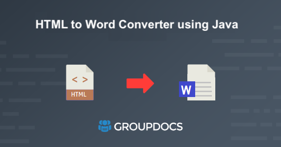 html to word
