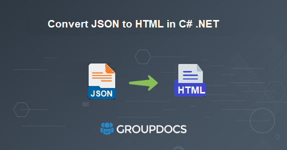 json ke html