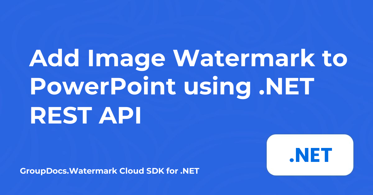 cara menambahkan watermark pada PowerPoint dengan gambar