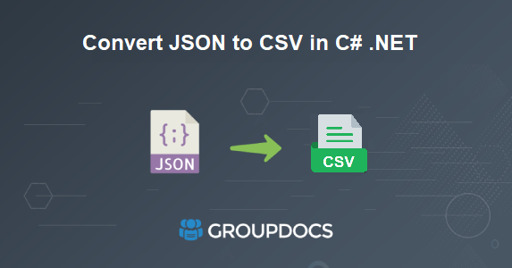 json in CSV