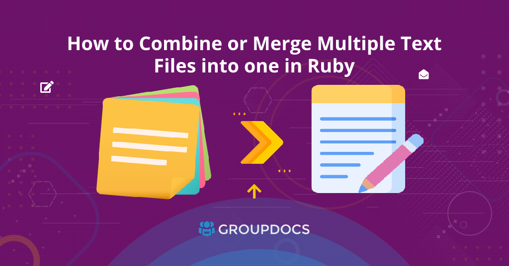 Ruby で複数のテキスト ファイルを 1 つに結合またはマージする方法