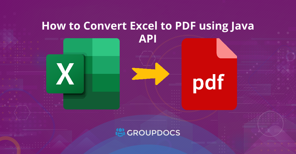 Java API를 사용하여 Excel을 PDF로 변환하는 방법