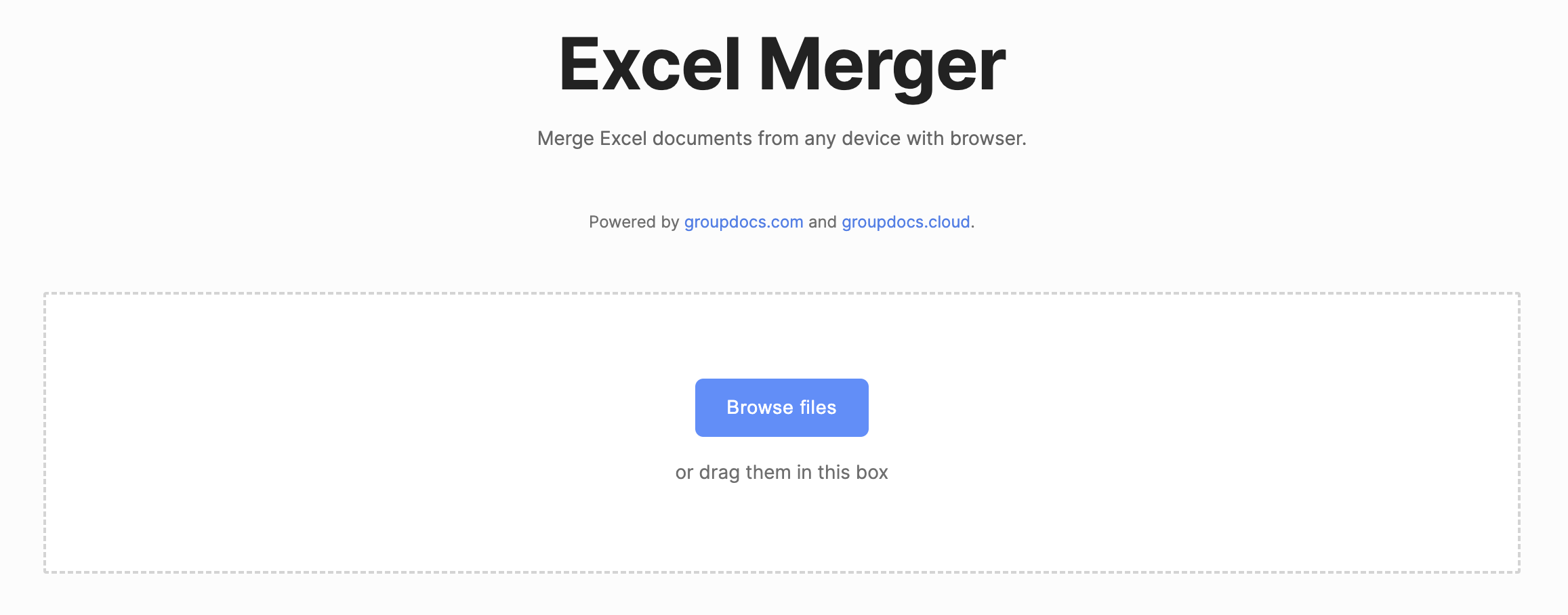 merge excel files online