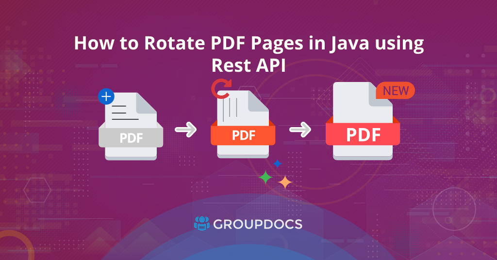 How to rotate PDF file pages in Java