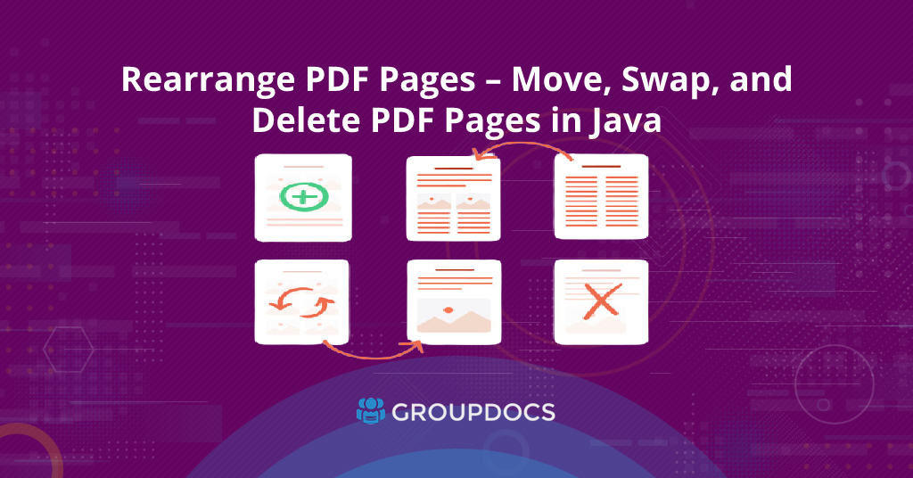 How to rearrange PDF pages in Java