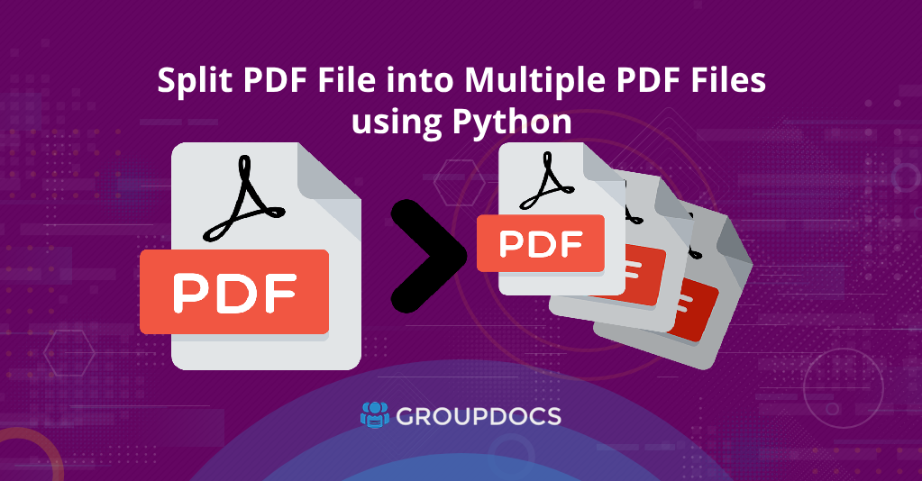 How to PDF File into multiple PDFs in Python
