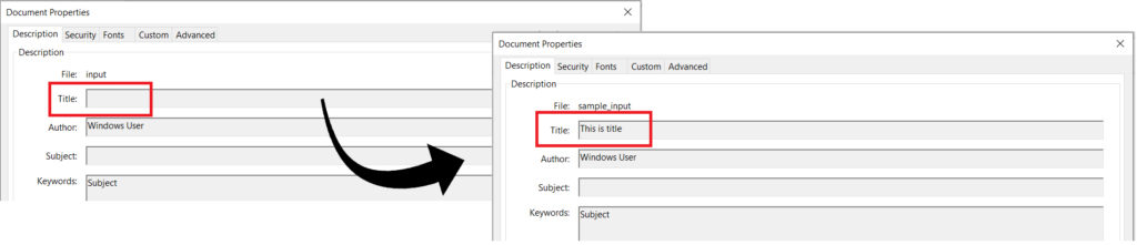 Edit Metadata by matching exact property name in PDF Documents using REST API in C#