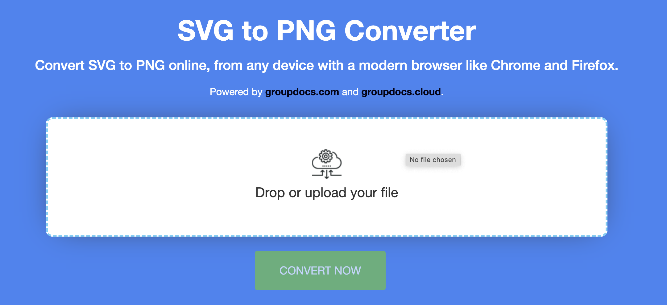 przekonwertuj SVG na PNG online