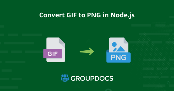Converta GIF em PNG em Node.js usando o serviço de conversão de imagem
