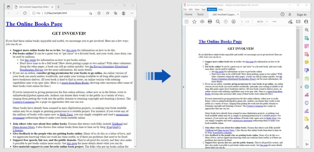 Converta HTML para PDF usando a API REST em Python