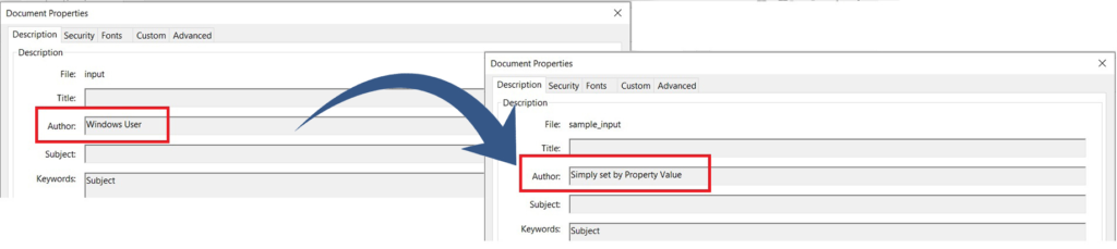 Editar metadados combinando o valor da propriedade em documentos PDF usando a API REST em C#