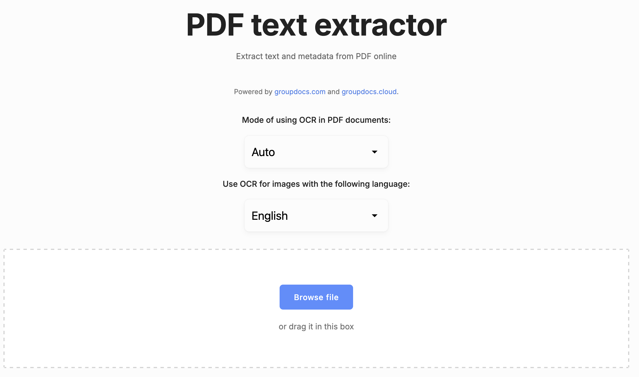 Extrator de Imagem Online