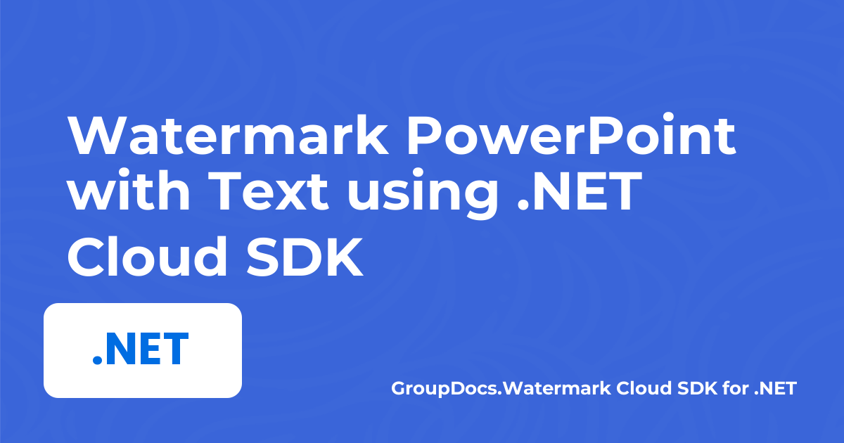 adicionar marca d'água de texto ao PowerPoint