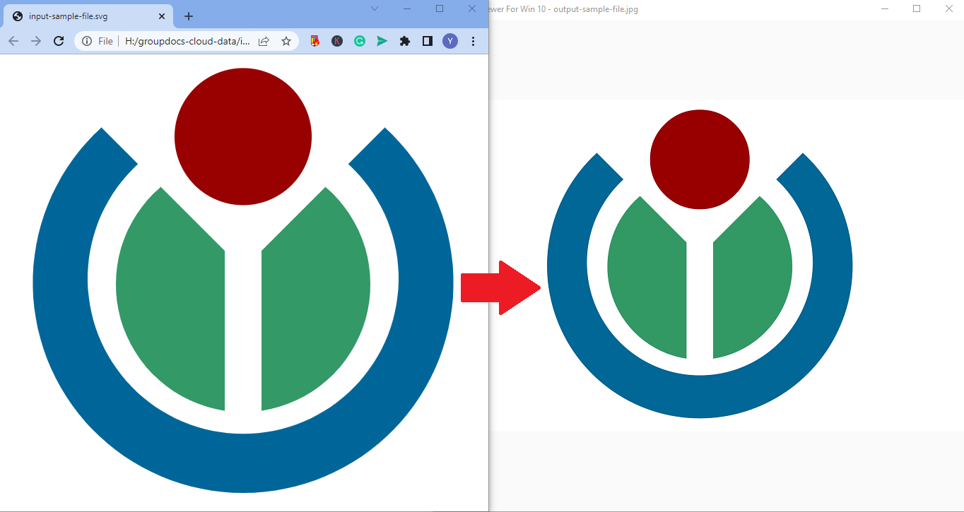 Преобразование изображений SVG в файлы JPG с помощью Java