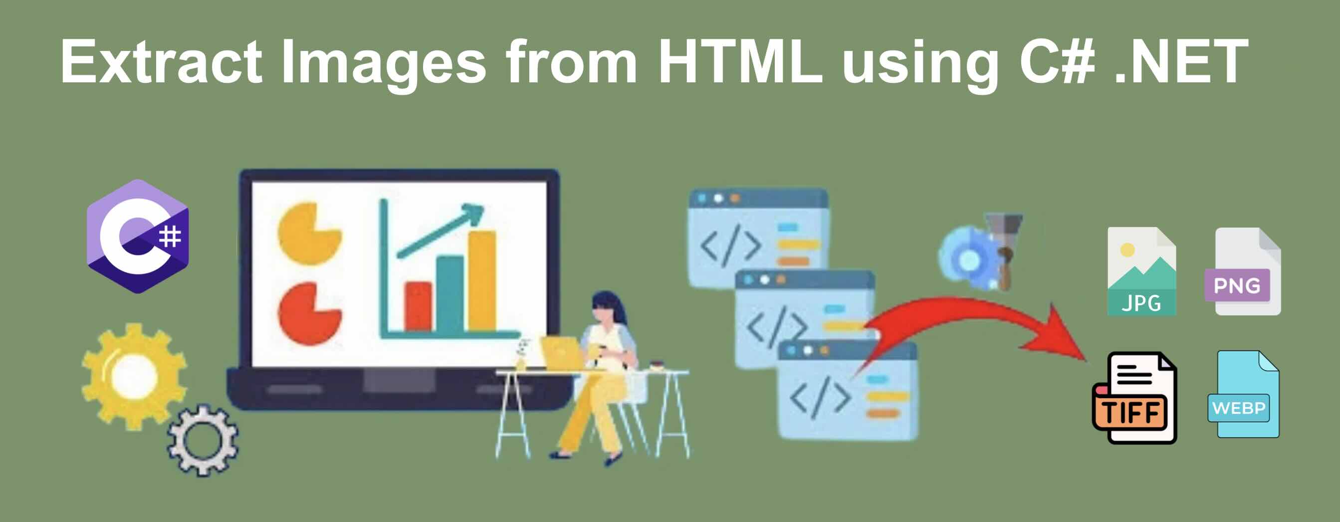 \"извлечь изображения из HTML\"
