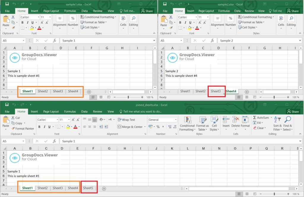 รวมแผ่นงาน Excel เฉพาะโดยใช้ Python