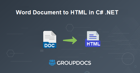 belgeyi html'ye dönüştürme