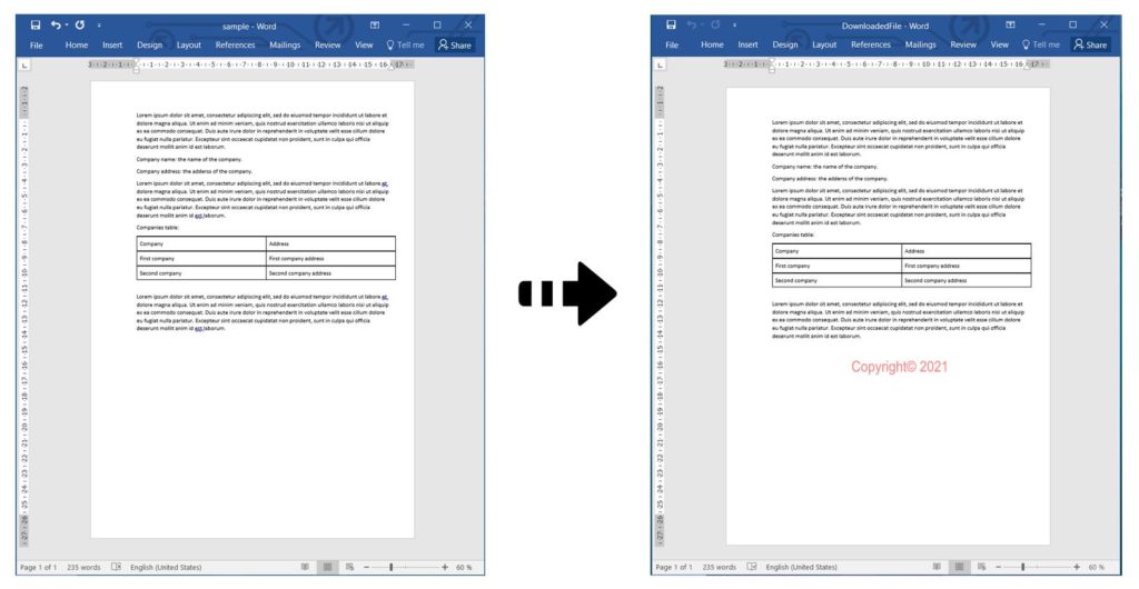 Add Text Watermark to Word Documents using REST API in C#