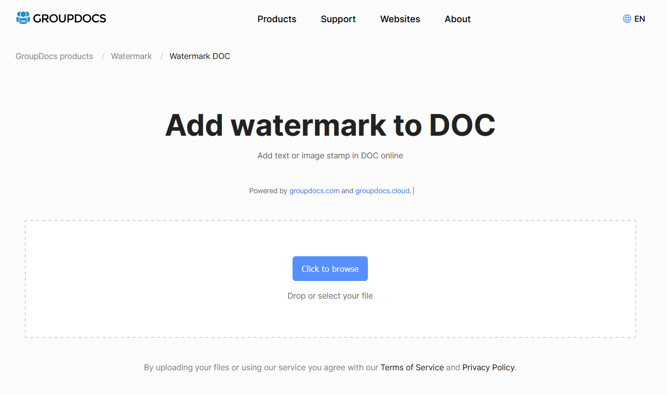 online watermark generator