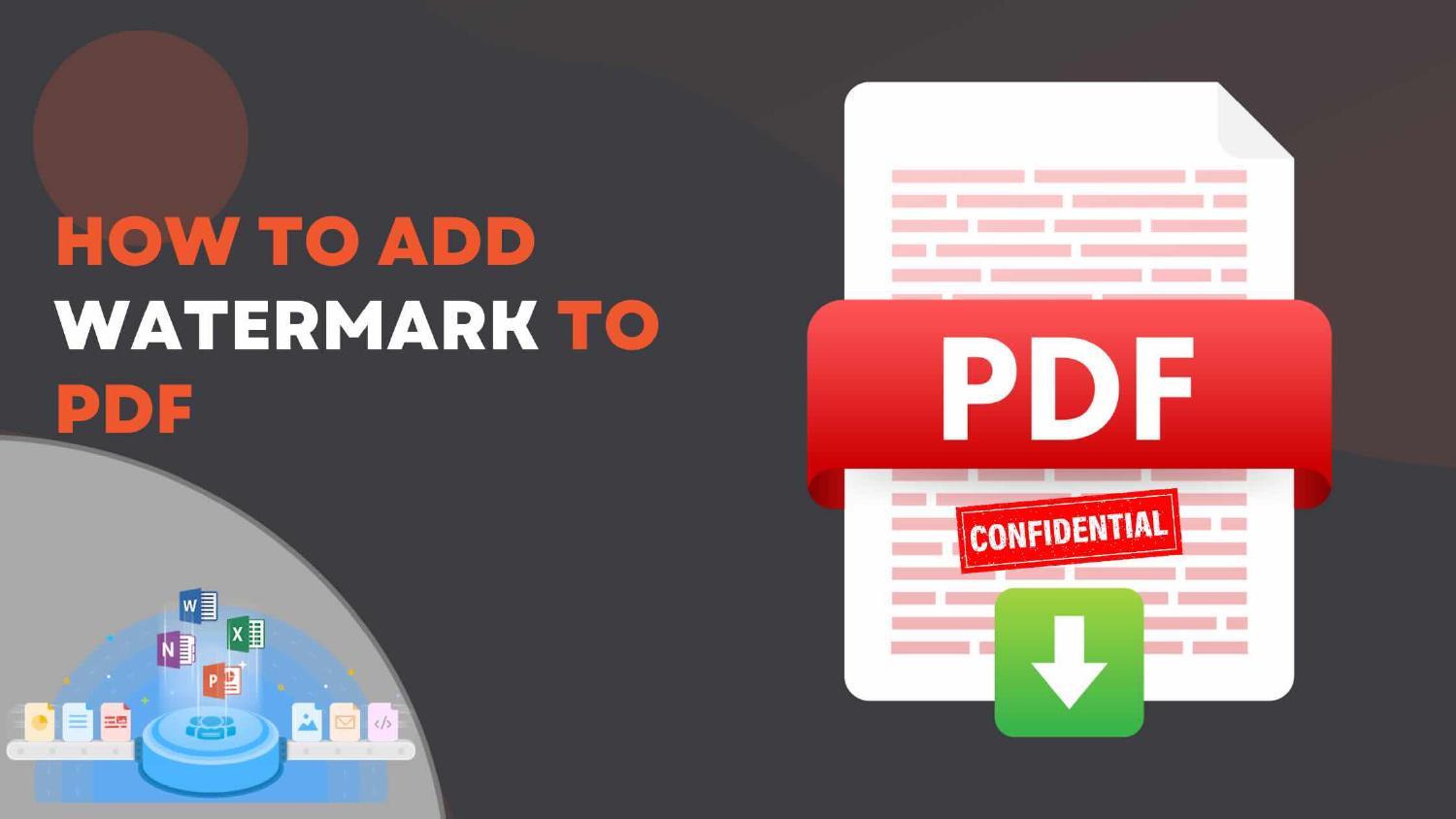 C# Watermark PDF | Insert Watermark into PDF using C# .NET